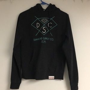 Diamond Supply dark grey hoodie